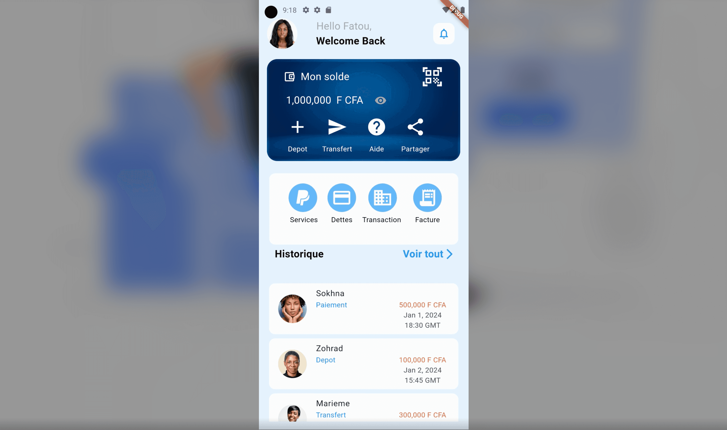 Bank App UI