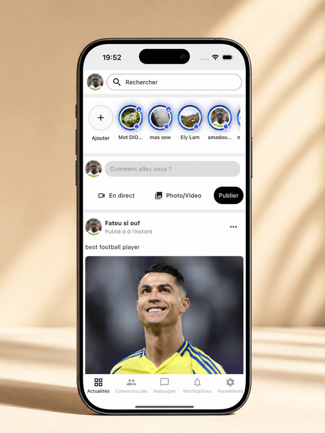 Aperçu mobile de l'application Passedé