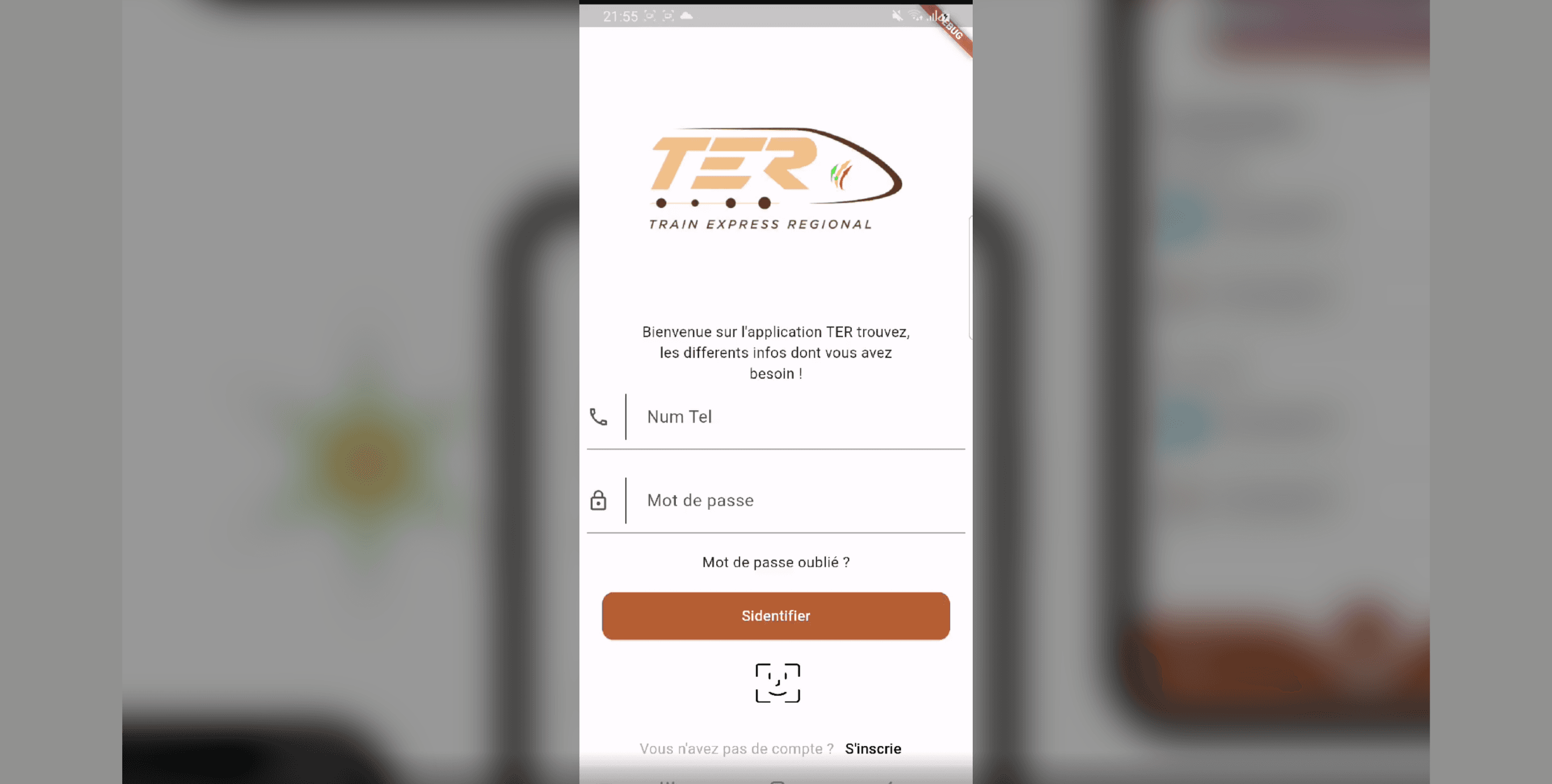 TER Mobile App UI
